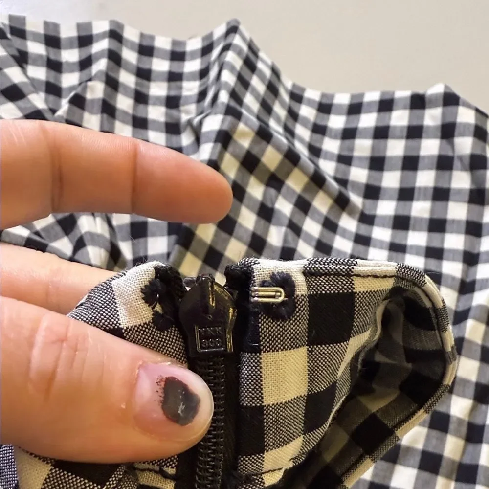 Madewell Gingham Mini Skort Size 00